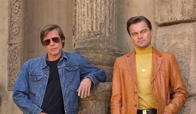 Así se ven Brad Pitt y Leonardo DiCaprio en el poster de Tarantino