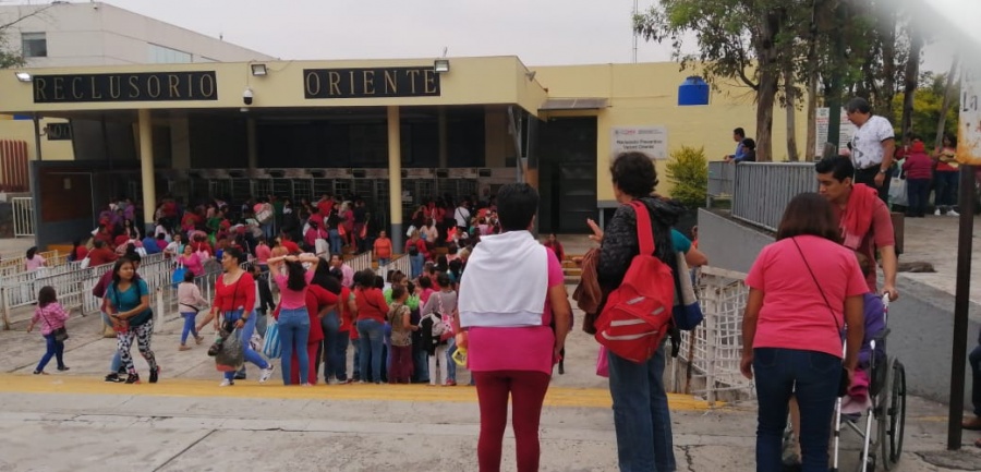 Movilización por disturbios en el Reclusorio Oriente