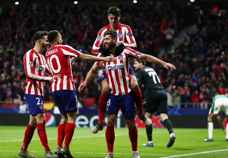 Herrera y el Atlético de Madrid sellan el pase a octavos en la Champions