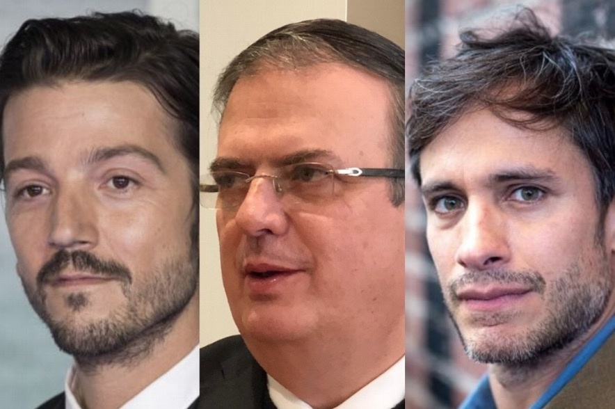 Ebrard confunde a Gael García con Diego Luna