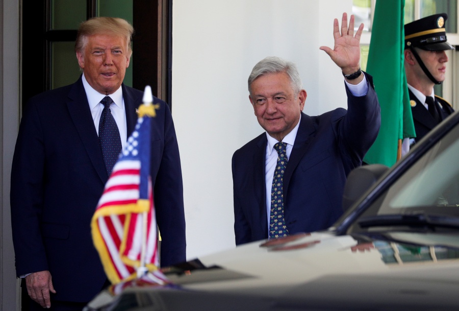 López Obrador llega a la Casa Blanca