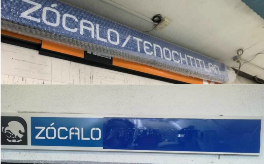 Cambia estación del Metro a “Zócalo/Tenochtitlan”