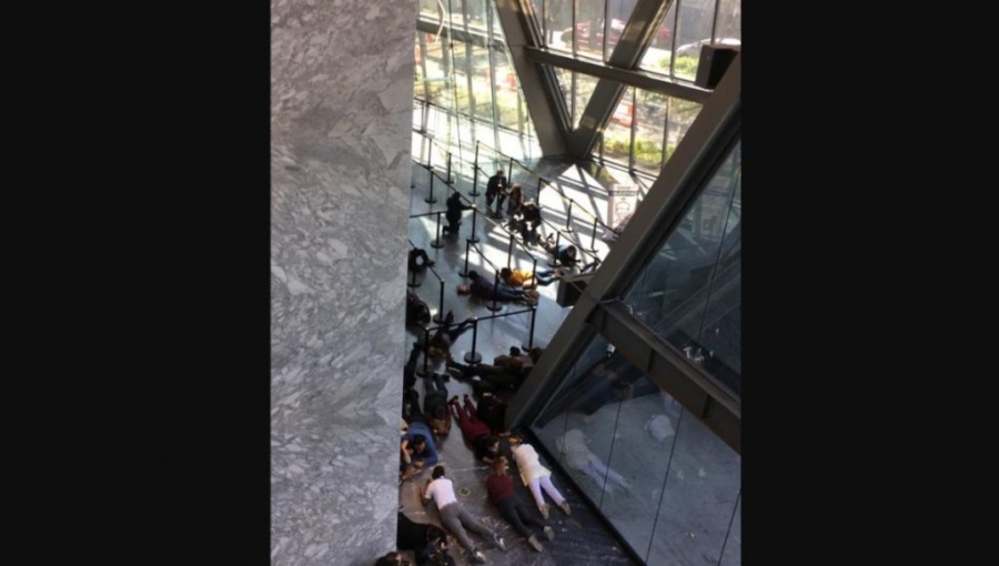 Registran balacera frente a juzgados en Patriotismo y Puente de la Morena