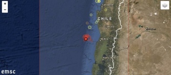 Chile sufre sismo de 6.7, no hay riesgo de tsunami