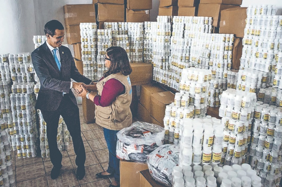 Entregan primera tanda de comida en Caracas