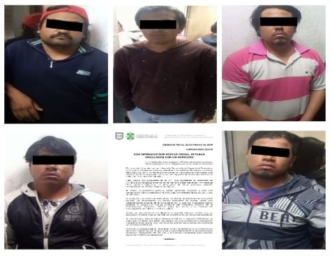 Detienen en Xochimilco, a presuntos implicados en un homicidio