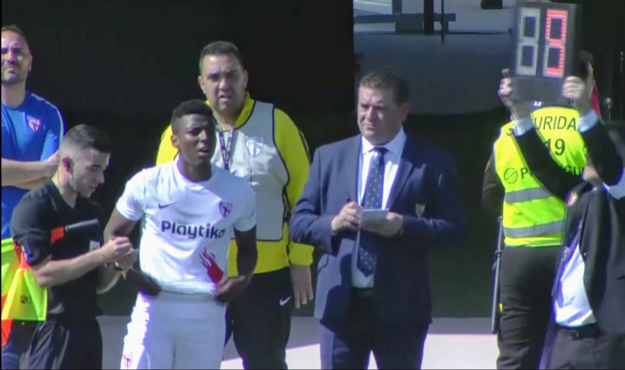 El mexicano, Joao Maleck, debuta con el Sevilla en Segunda División B