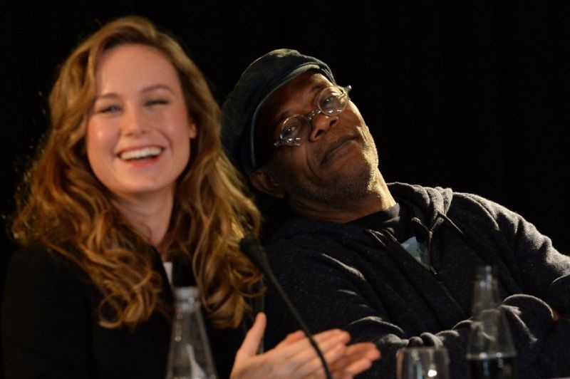 Brie Larson y Samuel L. Jackson cantan en Carpool