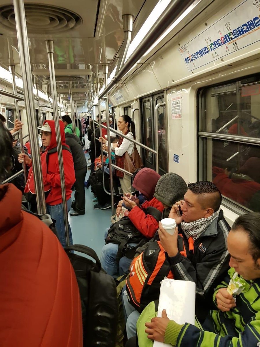 Captan a Jefa de Gobierno en el Metro, ¡sin seguridad!