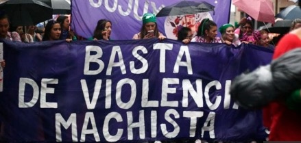 Marcha en Paseo de la Reforma por el Día de la Mujer