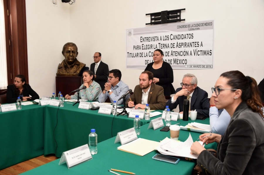 Candidatos a Comisión de Atención a Víctimas CDMX comparecen ante Congreso