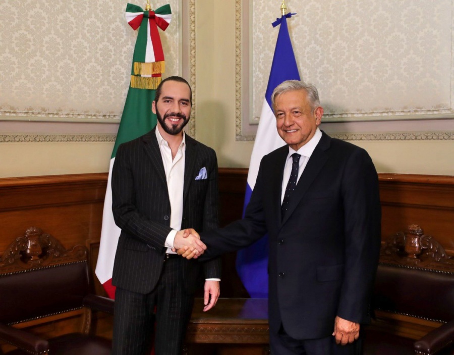 López Obrador recibe al Presidente electo de El Salvador, Nayib Bukele Ortez