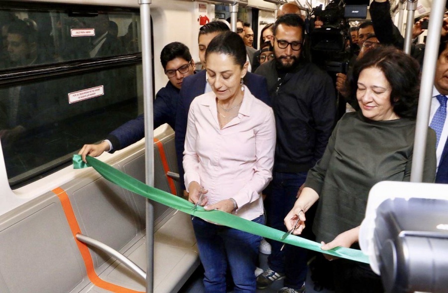 GobCDMX pone en marcha dos nuevos trenes de la Línea 1 del Metro