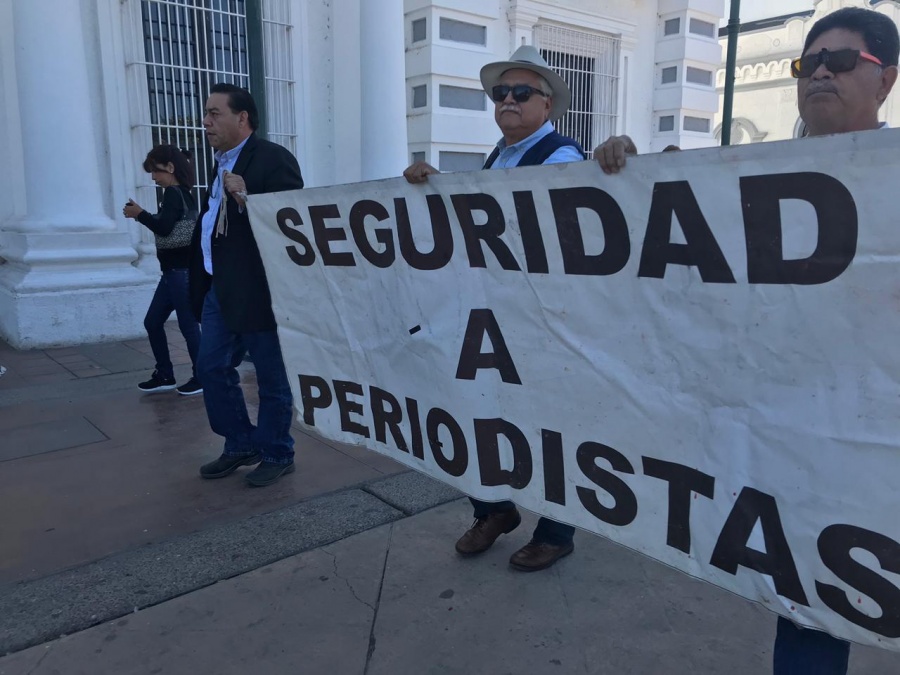 Periodistas exigen justicia por homicidio de periodista en Sonora