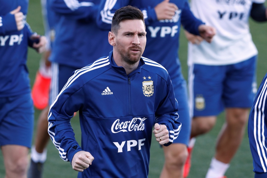 Messi ya trabaja con la Selección Argentina