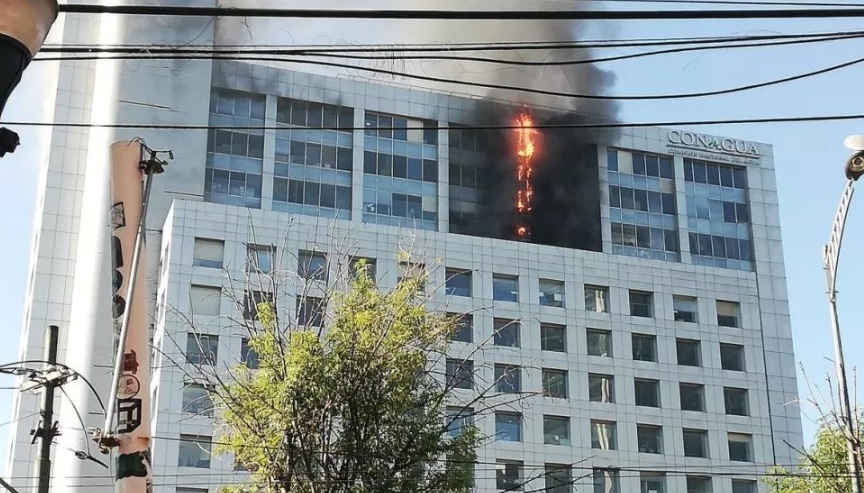 Conagua lanza comunicado por el incendio registrado en sus instalaciones