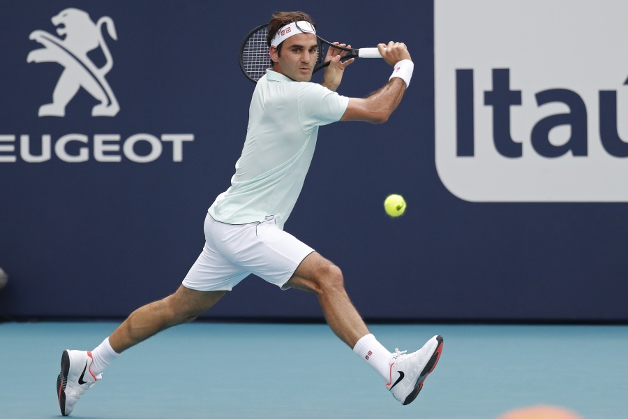 Federer avanza a octavos de final en el Masters 1000 de Miami