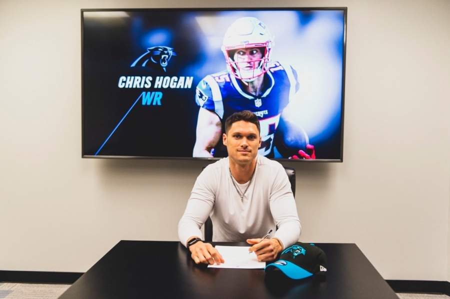 Chris Hogan llega a las Panteras de Carolina en la NFL