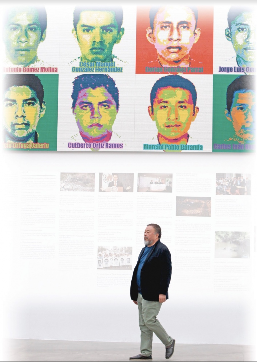 Ai Weiwei llega a México con manifiesto antidesapariciones