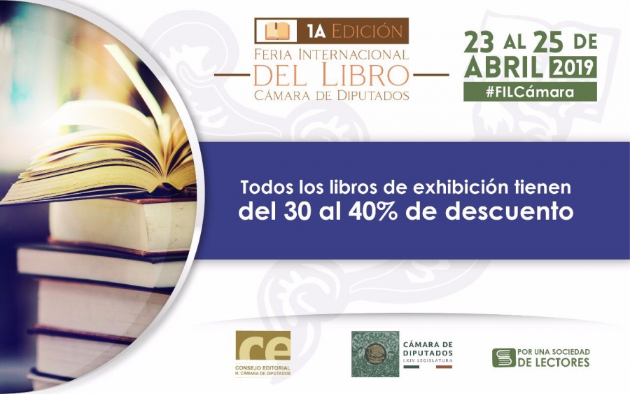 Diputados se suman a fomentar la lectura con la “1a Feria Internacional del Libro”