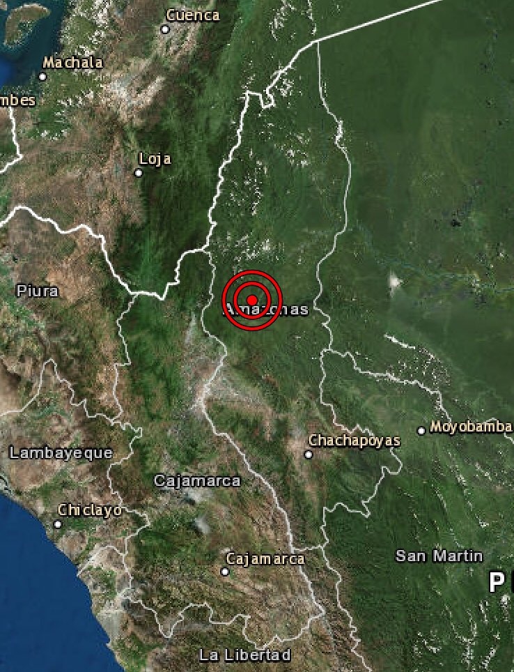 Perú es sacudido por sismo de magnitud 5.5