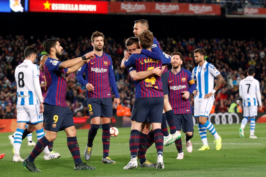 Barcelona vence a Real Sociedad y se acerca al título en España