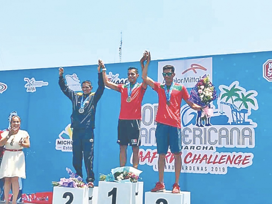 Gana Isaac Palma en 50 km y da marca para Lima 2019