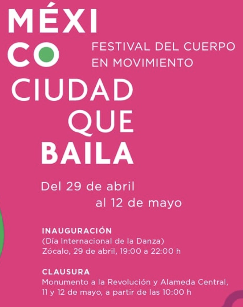 Presentan Festival del Cuerpo en Movimiento “México Ciudad que Bella”