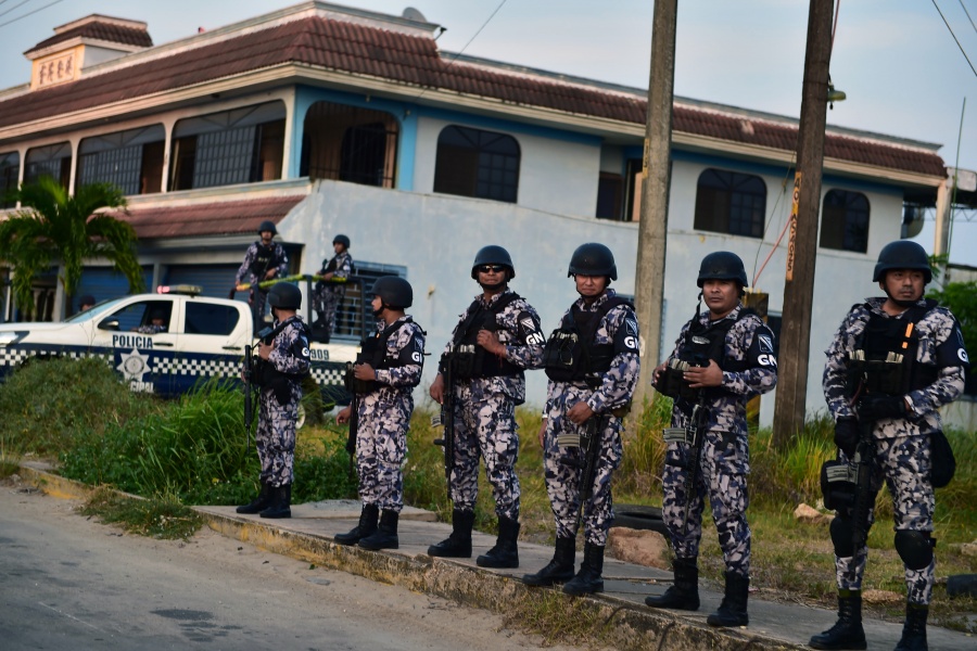 Opera Guardia Nacional en limites de Neza y Ecatepec con la CDMX