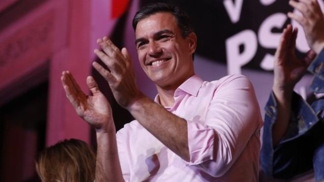 Gana PSOE la tercer elección en España