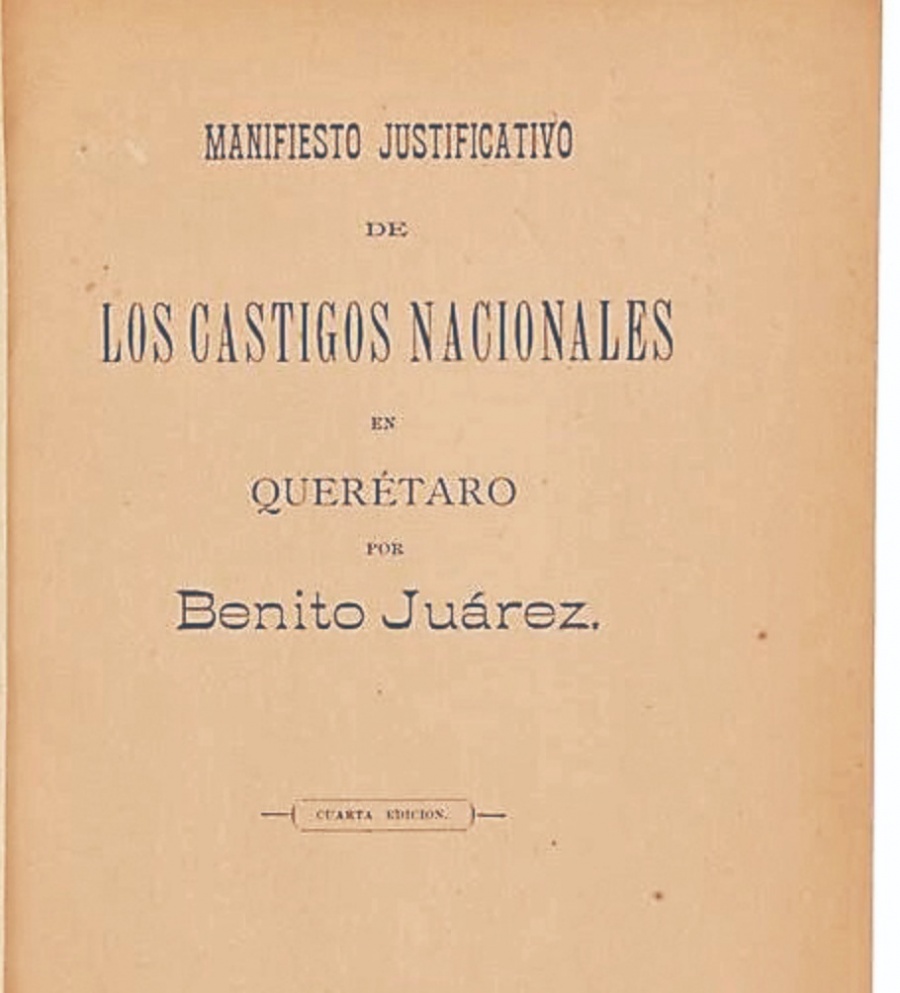 Subastan la carta de Juárez que justifica muerte de Maximiliano