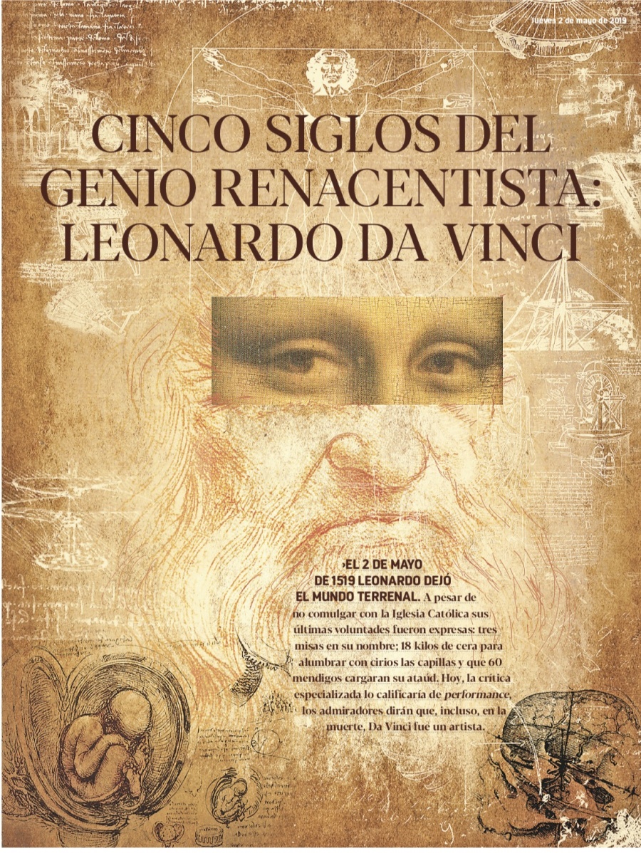 Cinco siglos del Genio Renacentista: Leonardo Da Vinci