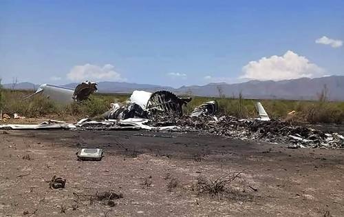 Recuperan las cajas negras del avión accidentado en Coahuila