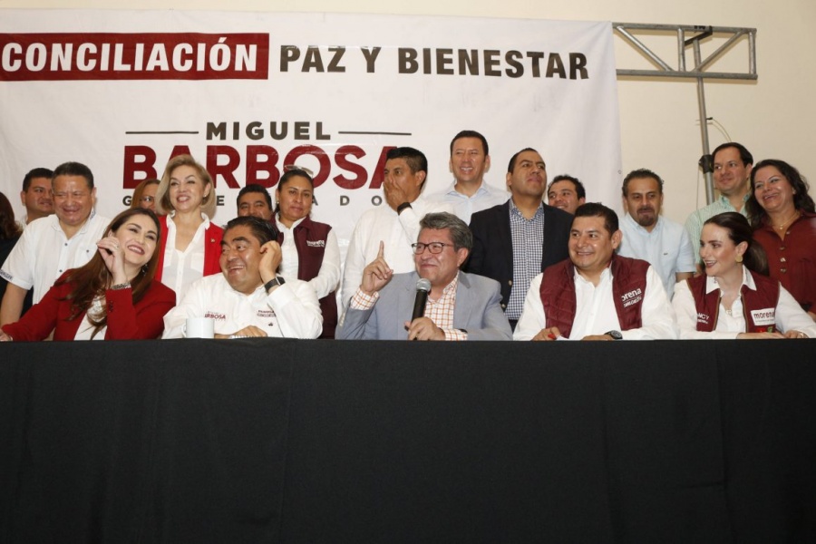 Llegamos con unidad y respaldo a este momento de campaña: Miguel Barbosa