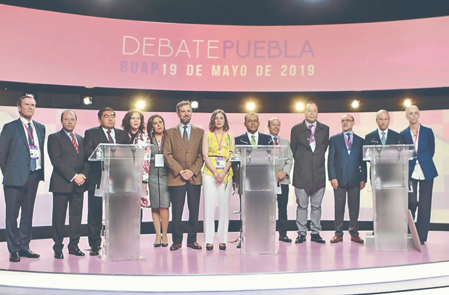 En primer debate de Puebla PAN y Morena se enfrentan