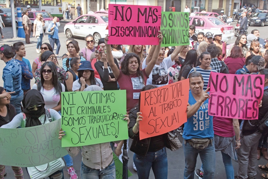 Trabajadoras Sexuales protestan vs. Legislación