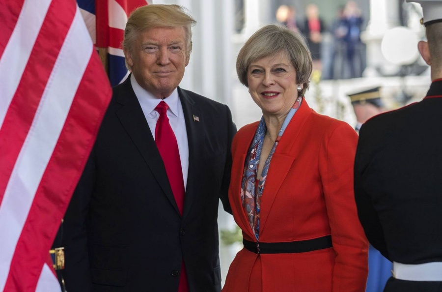 Trump alista encuentro con Theresa May