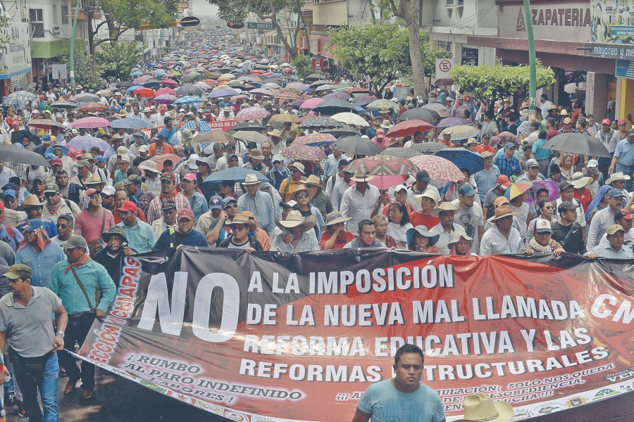 CNTE amenaza, en las calles hasta abrogar ley