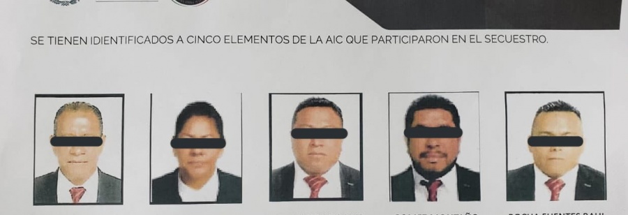 Por secuestro, detienen a miembros de la Agencia de Investigación Criminal