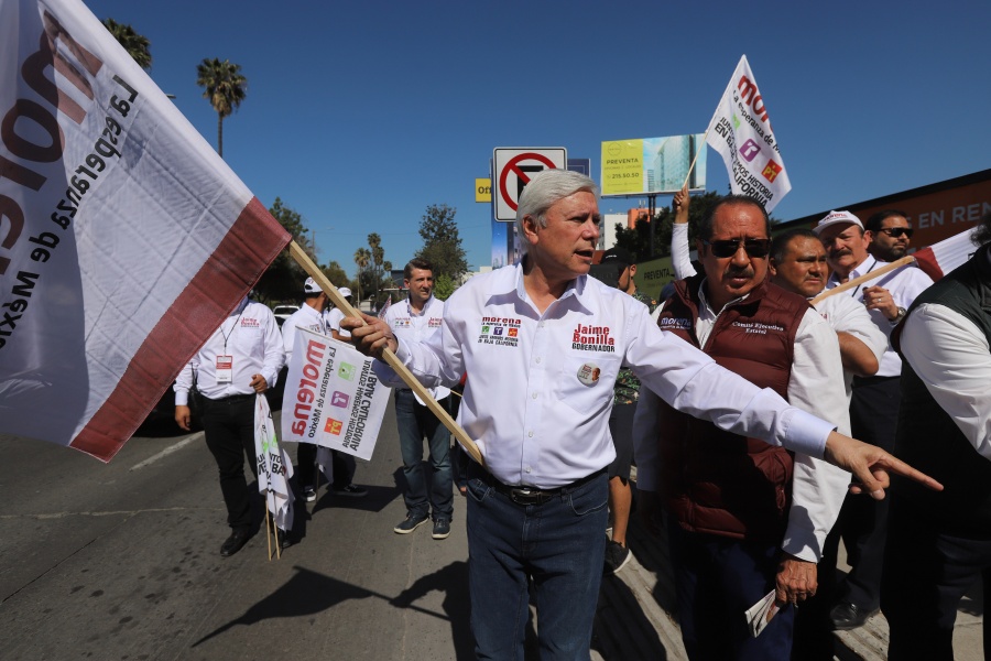 Continúan cierres de campaña de candidatos en Baja California