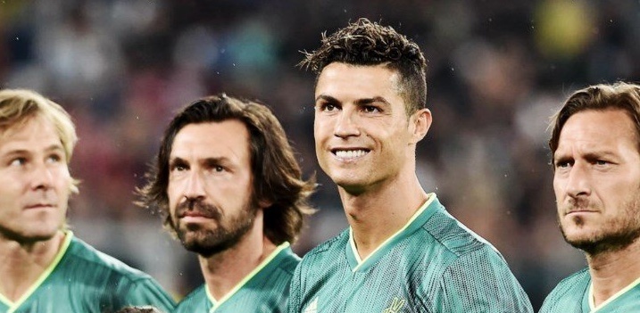 Cristiano Ronaldo recrea chilena en partido benéfico