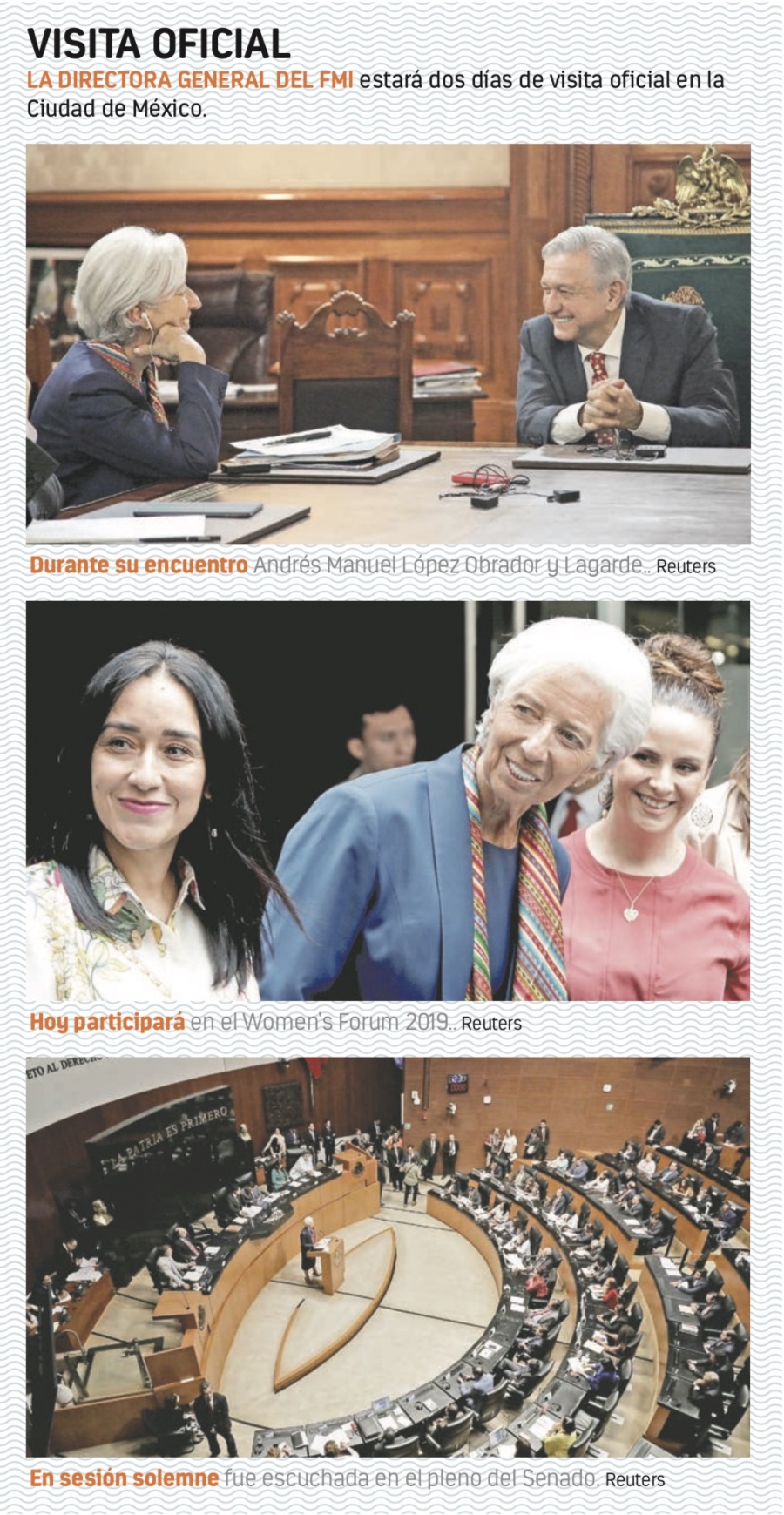 El crimen no apoya el crecimiento: Lagarde