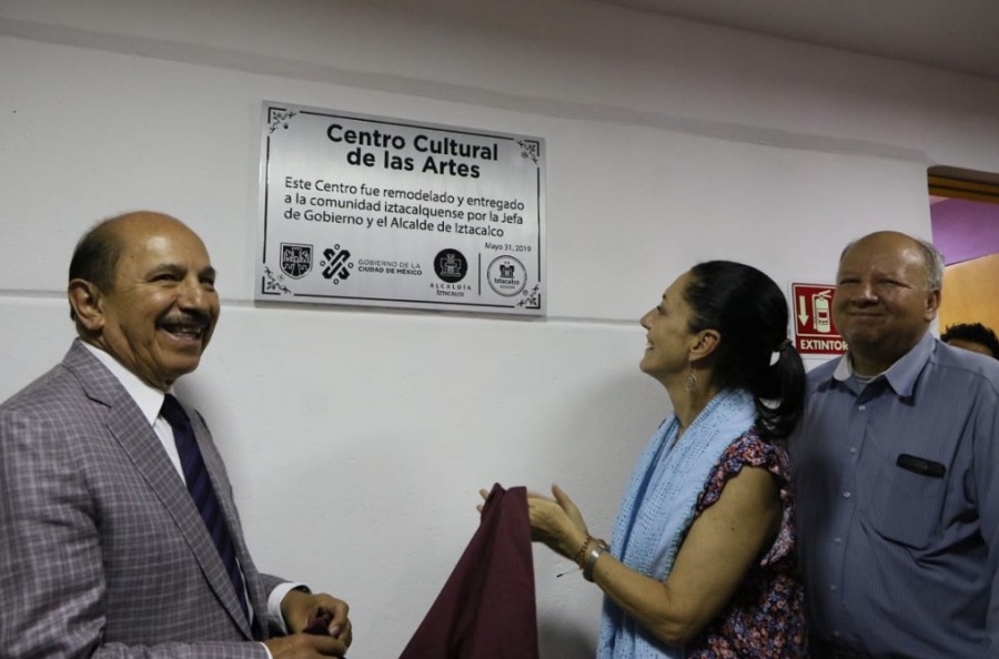 Sheinbaum inaugura centro cultural en Iztacalco