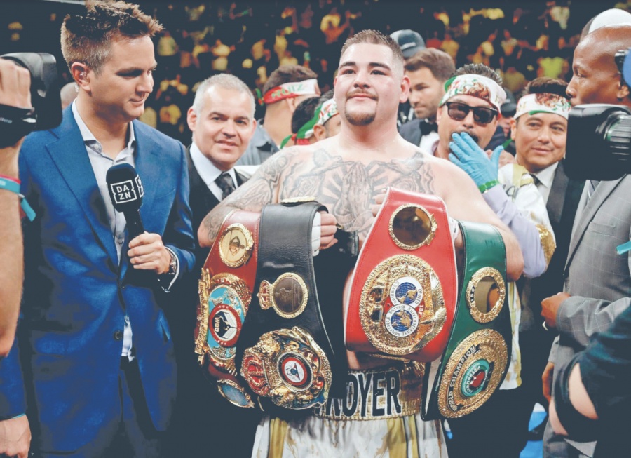 Nominan a Andy Ruiz para el Premio Nacional de Deportes