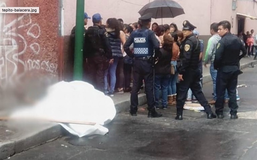 Balacera deja a un hombre muerto en Tepito