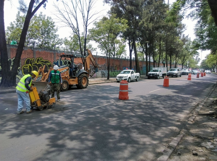 Inician trabajos para sustituir drenaje y repavimentación en la CEDA