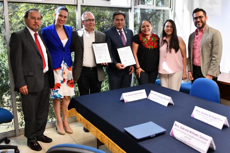 Celebran IECM y Facultad de Psicología de la UNAM convenio de colaboración