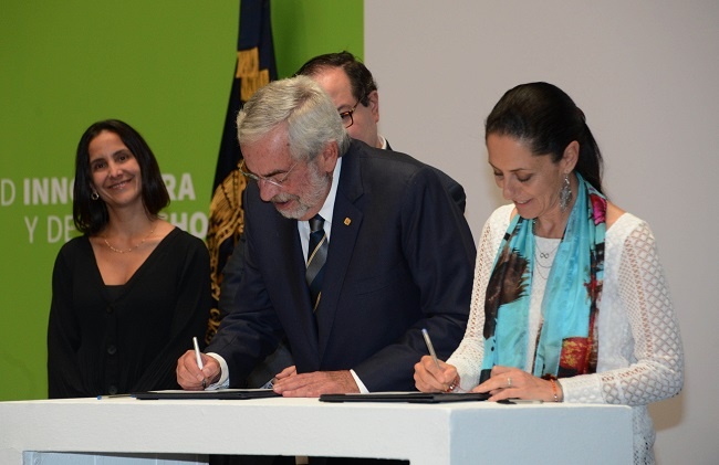 Firman convenio de colaboración Gobierno Capitalino y UNAM