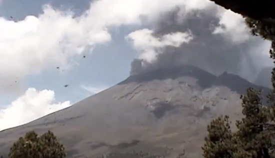 Popocatépetl registra nueva explosión