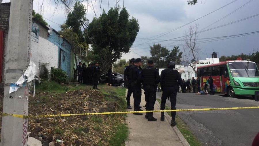 Balacera en Tlalpan deja tres muertos y dos heridos